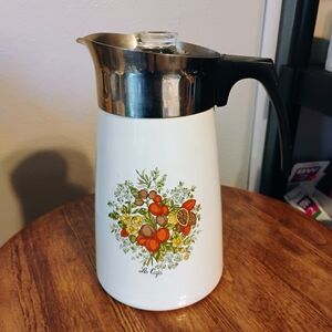 Vintage Floral Coffee Carafe